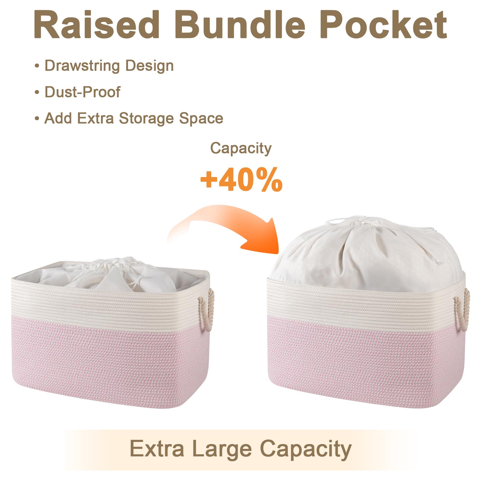 OIASKET 95L storage solution fits mid-size rooms for versatile organization
