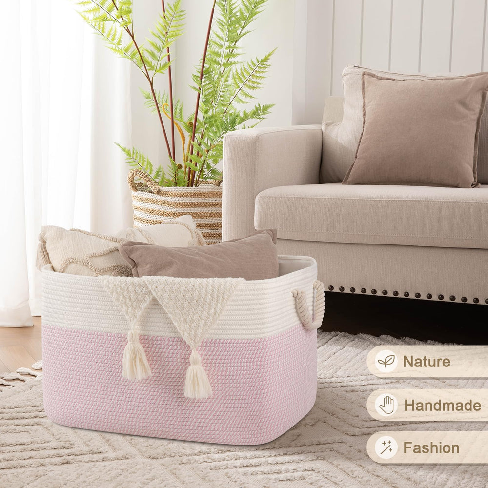 OIASKET 95L storage bin helps organize laundry or dirty clothes neatly