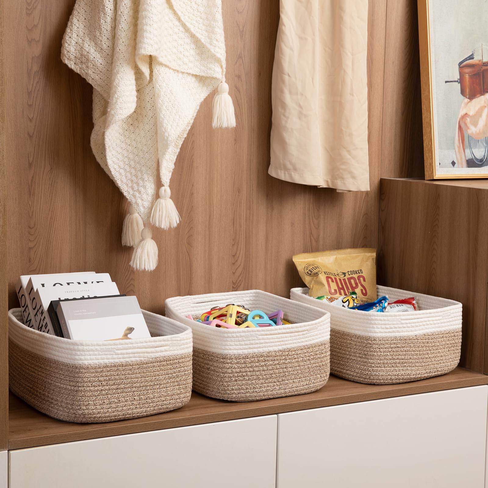 OIASKET baby-friendly storage bin ideal for organizing toys