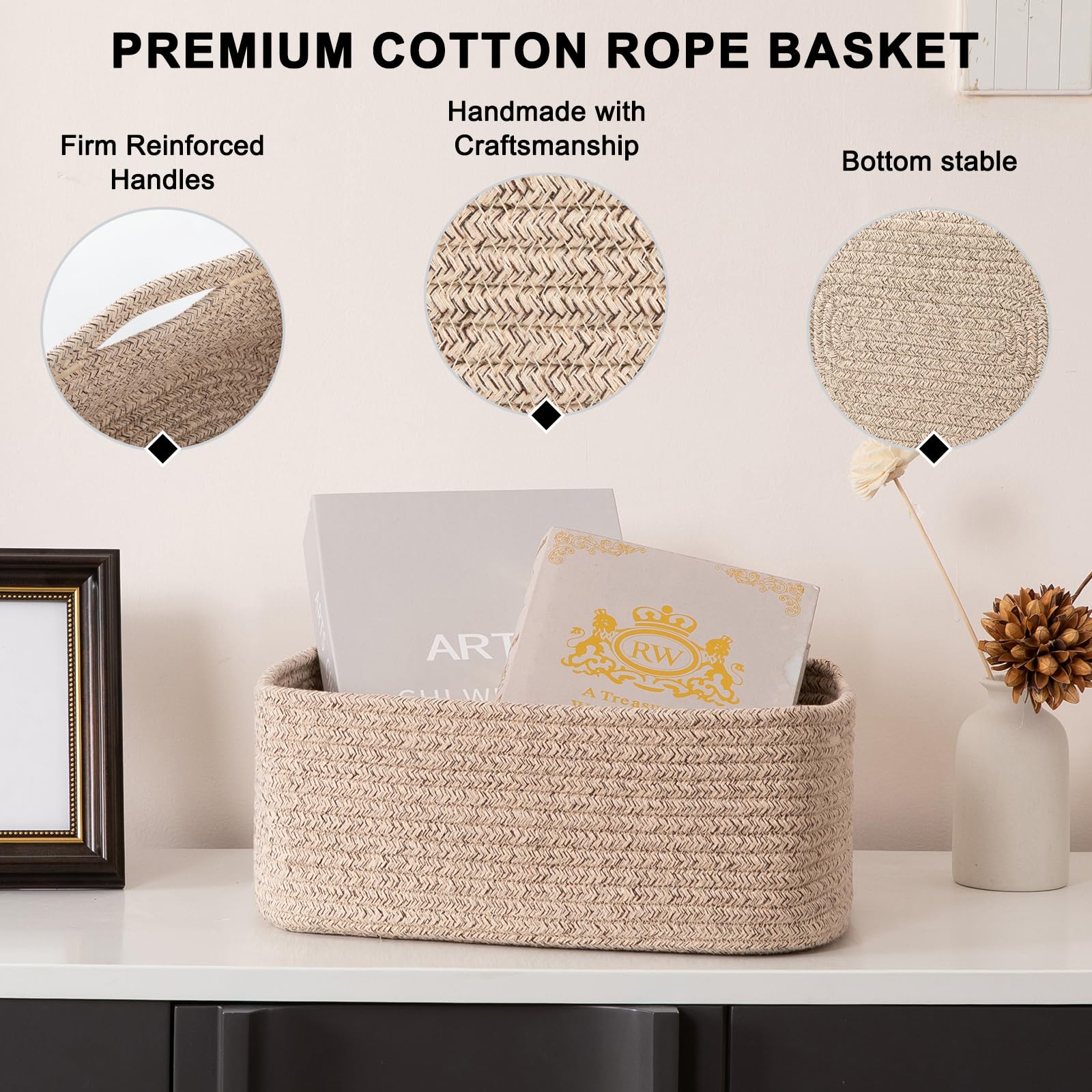 OIASKET baby nursery organizer baskets hold essentials with cozy decor
