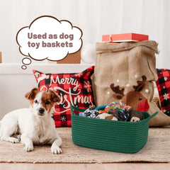 OIASKET basket soft cotton material safe around babies and pets.