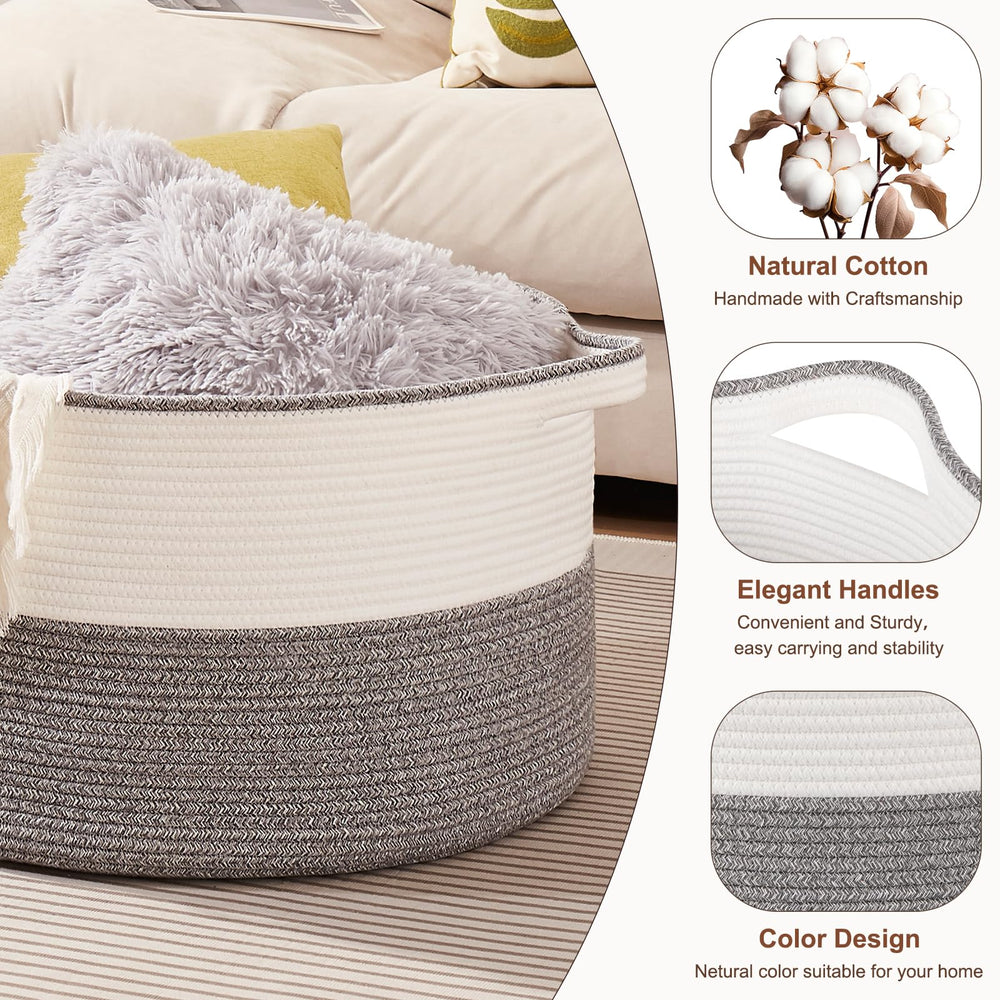 OIASKET flat-folded basket ready for space-saving storage.