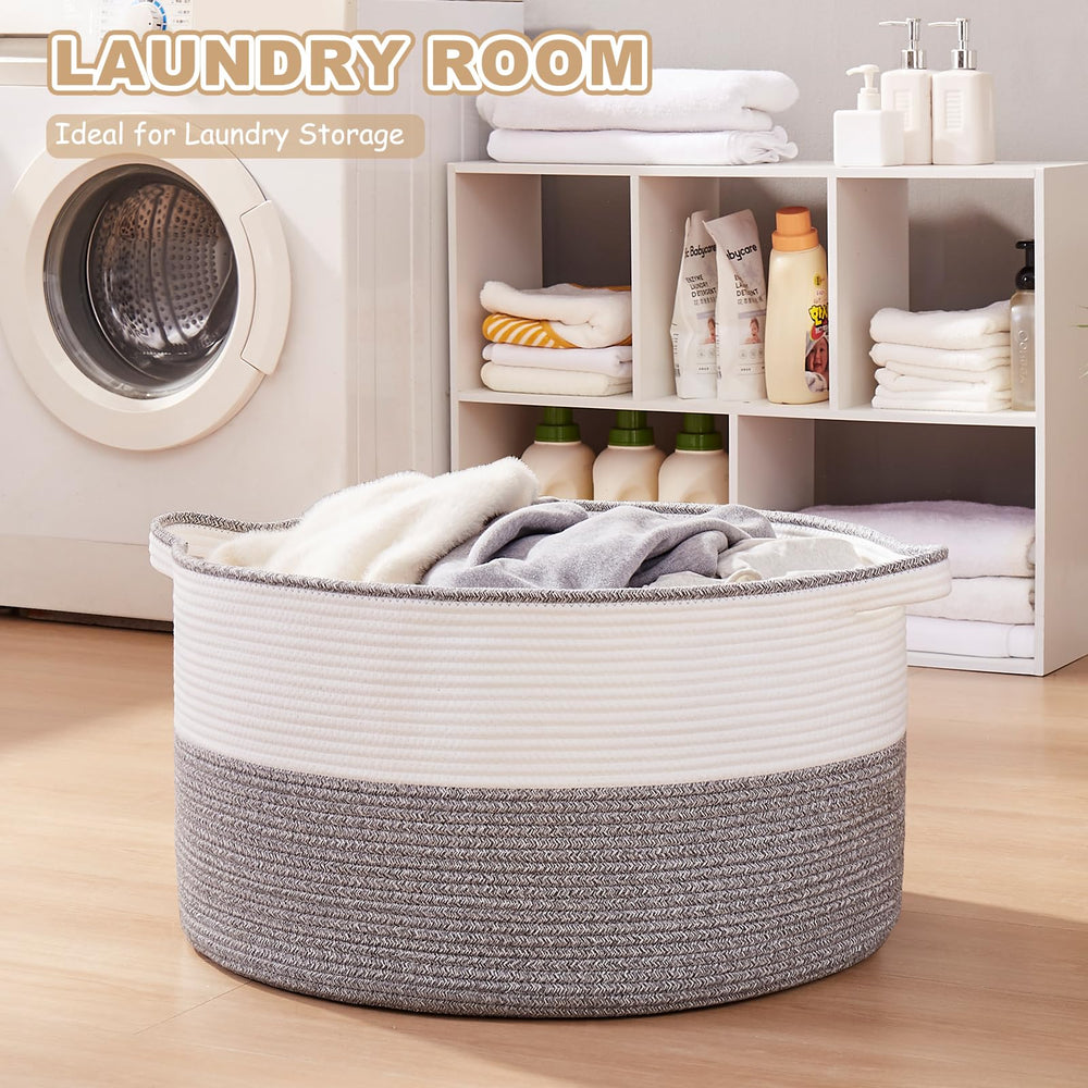 OIASKET toy storage basket in nursery invites children to reach for favorites.