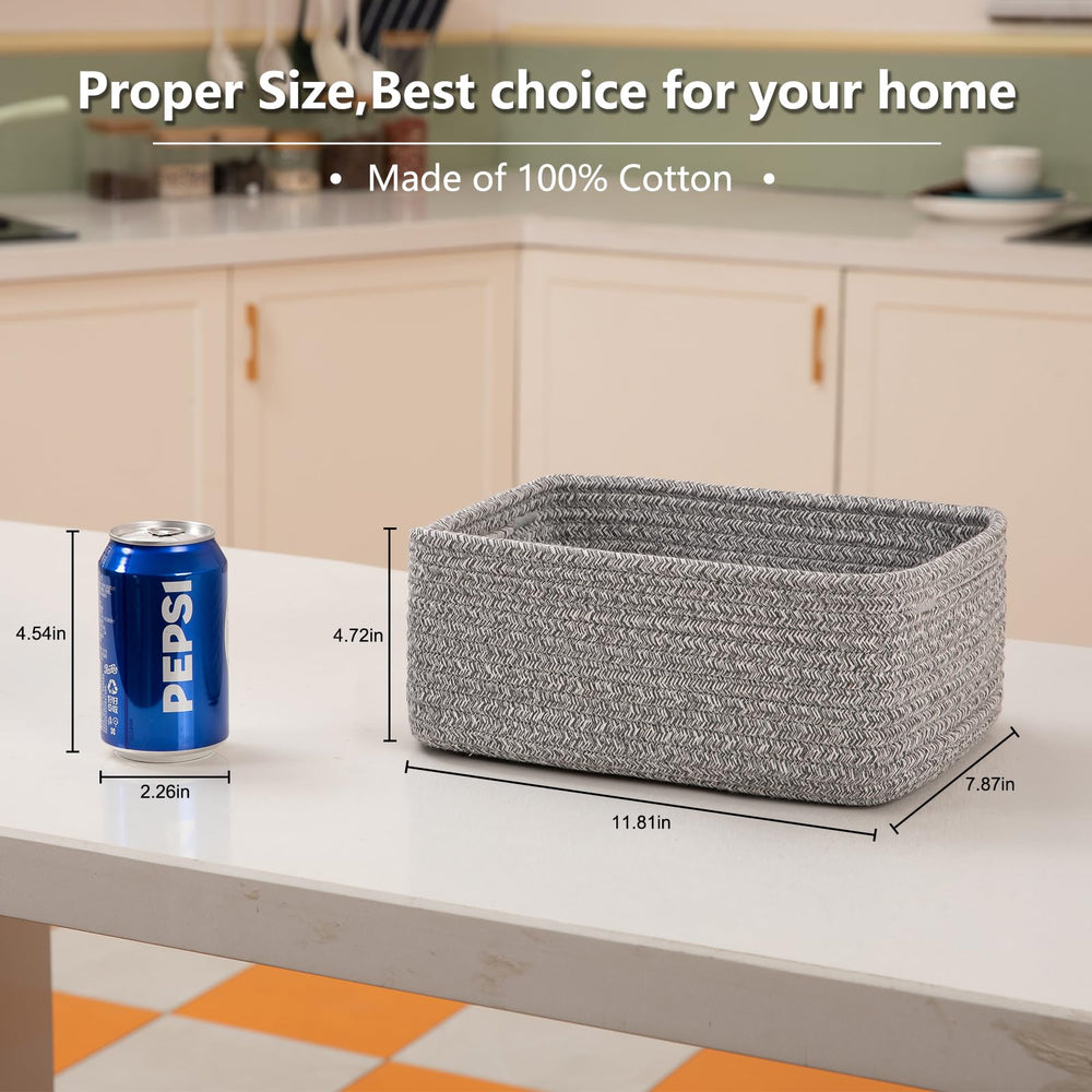 OIASKET closet organizer baskets offer stylish storage for magazines and towels