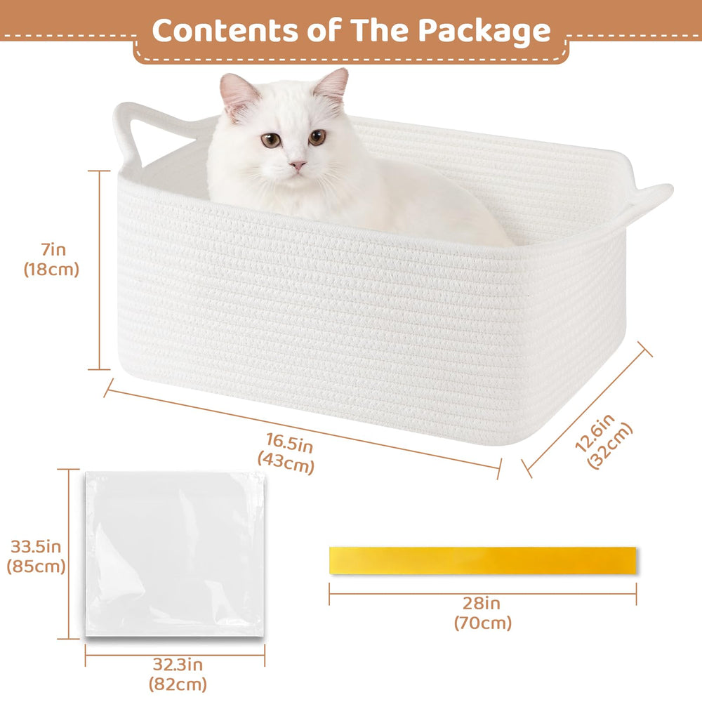 OIASKET collapsible gift basket with reinforced handles for easy carrying.