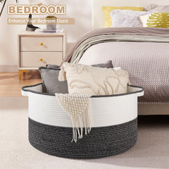 OIASKET kid-friendly toy basket with handles for quick cleanup