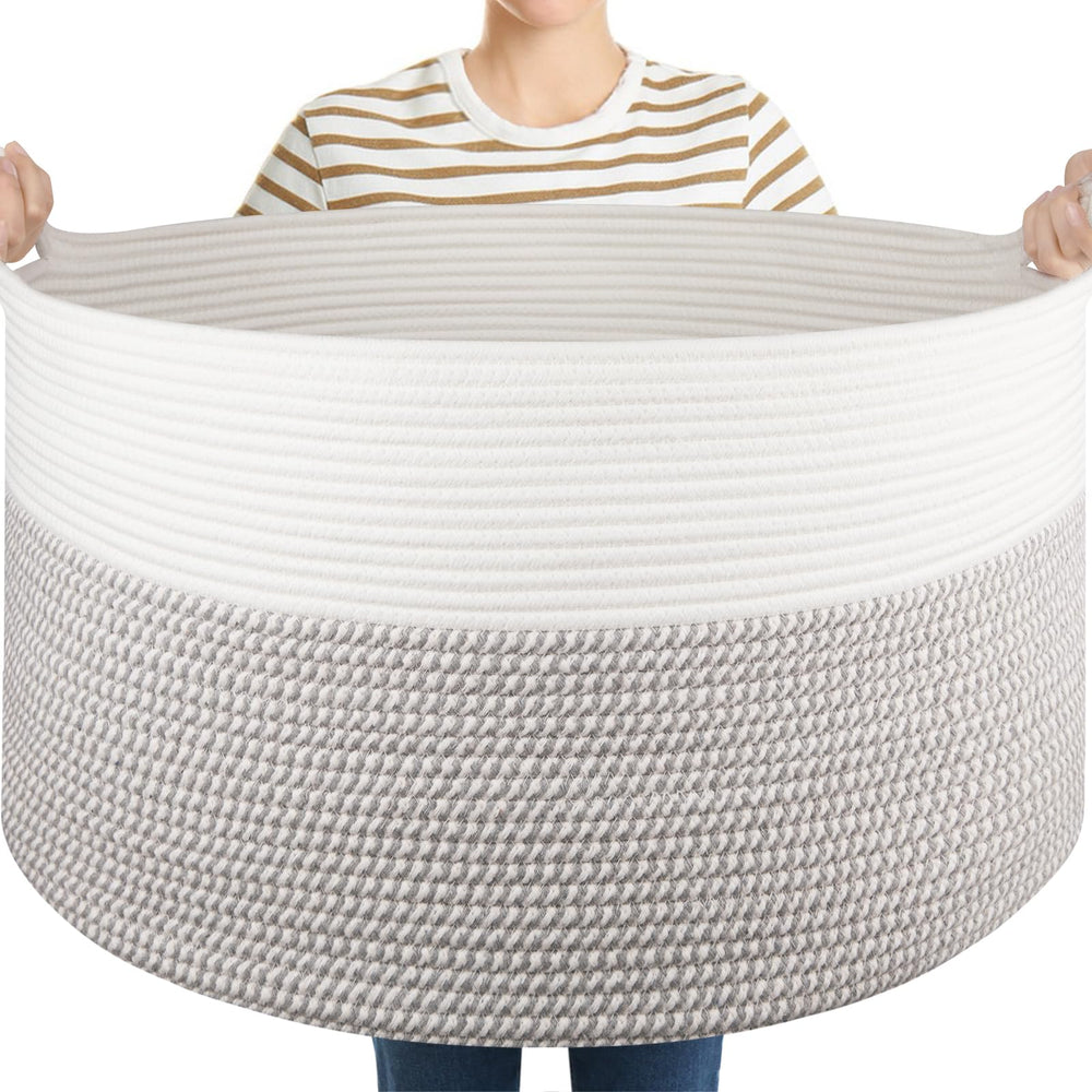 OIASKET neutral-tone decor basket complementing modern interiors while hiding clutter