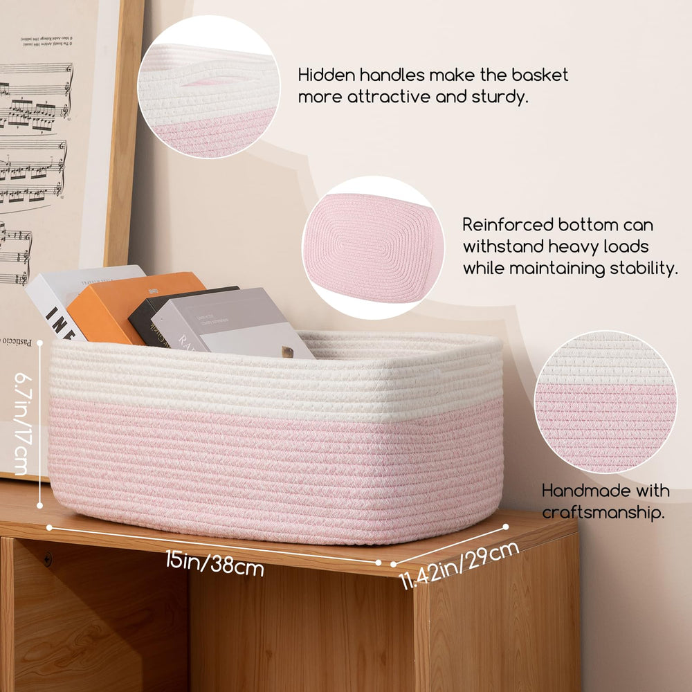 OIASKET storage basket for clothes organization helps closets stay neat and easy to access.