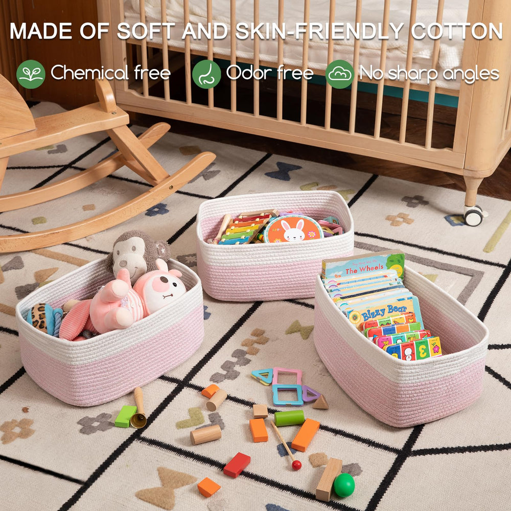 OIASKET storage basket for towels storage keeps bathrooms tidy and items ready.