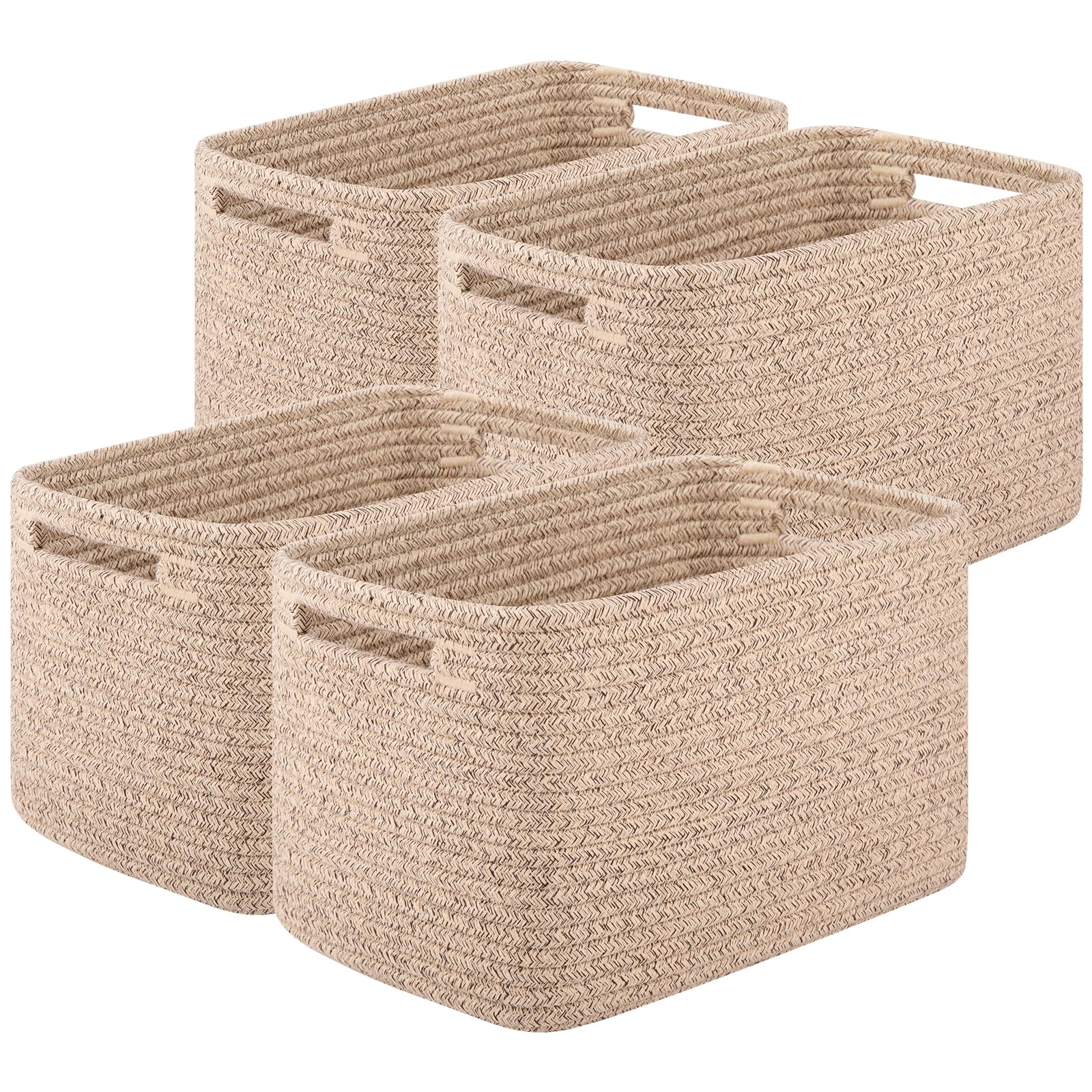OIASKET storage baskets on a shelf for tidy toy and book organization