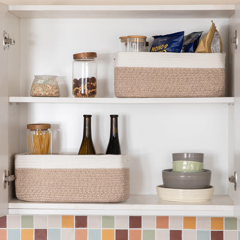OIASKET versatile basket for towels and cosmetics on shelves