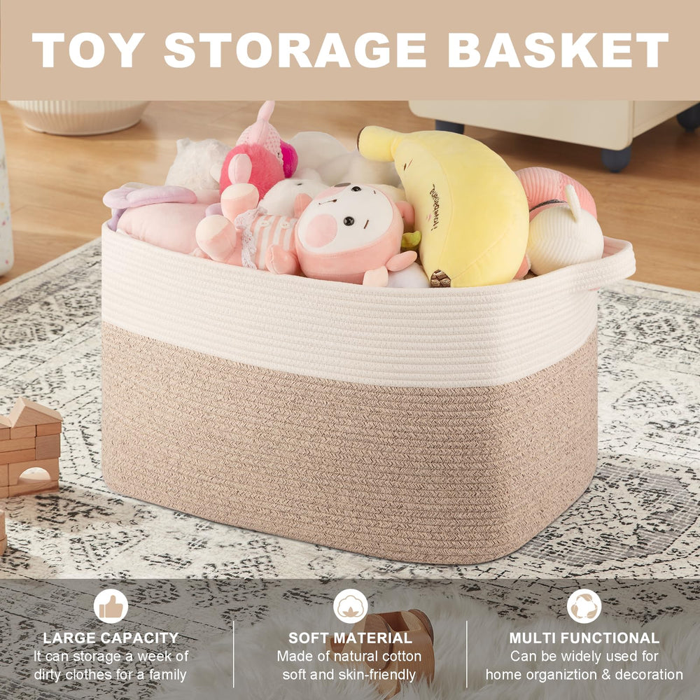 OIASKET two-handles basket is easy to move even when full.