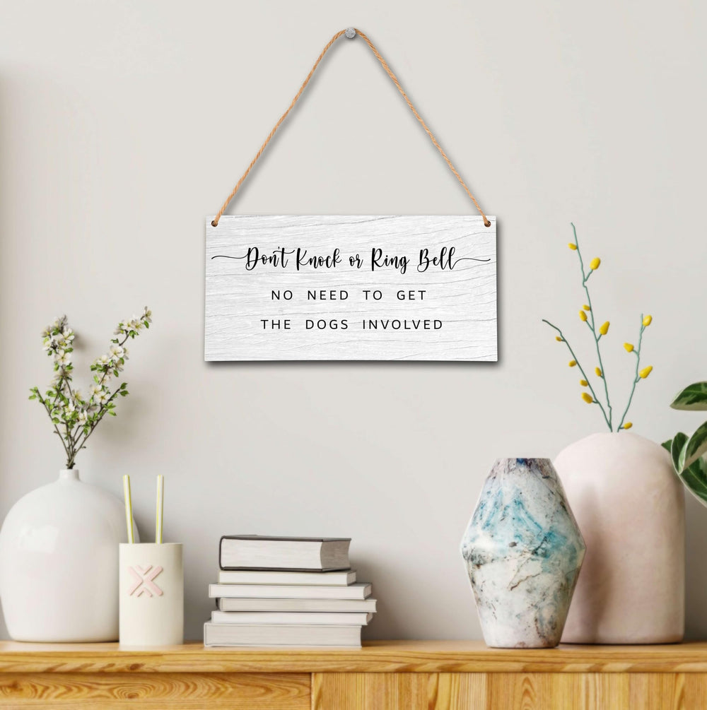OICPYD rustic wooden plaque adds light humor for guests.