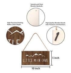OICPYD Woodland Boy Nursery Decor adds rustic charm to kids' rooms.