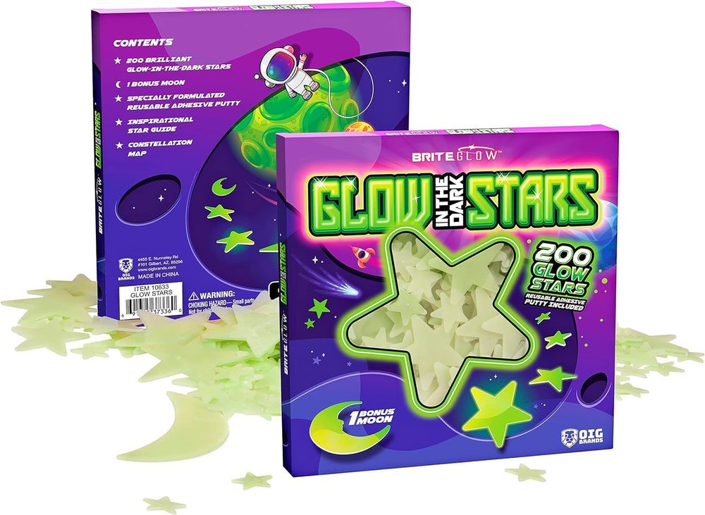 OIG Brands glow stars bring a playful space vibe to bedrooms.