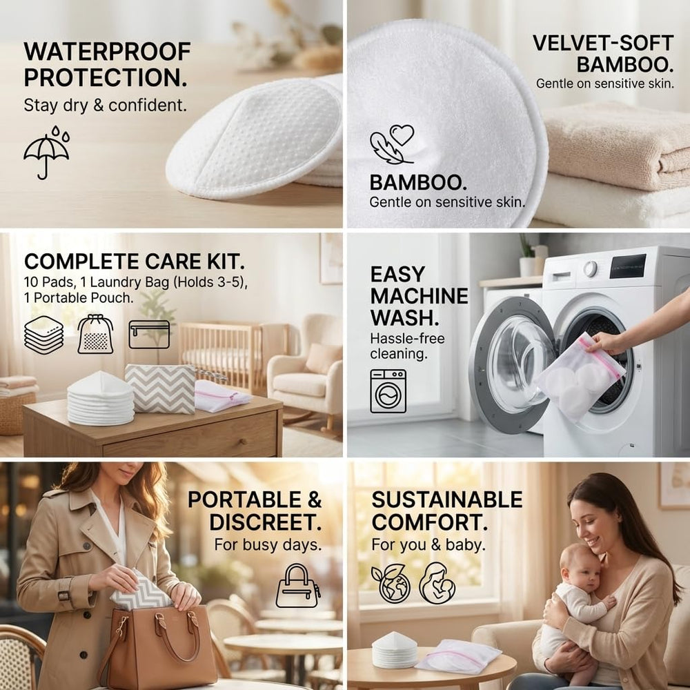 oiikain nursing pads for on-the-go feeding and changes