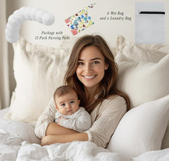 Oiikain bamboo top-layer pads close-up highlighting slip-free comfort.