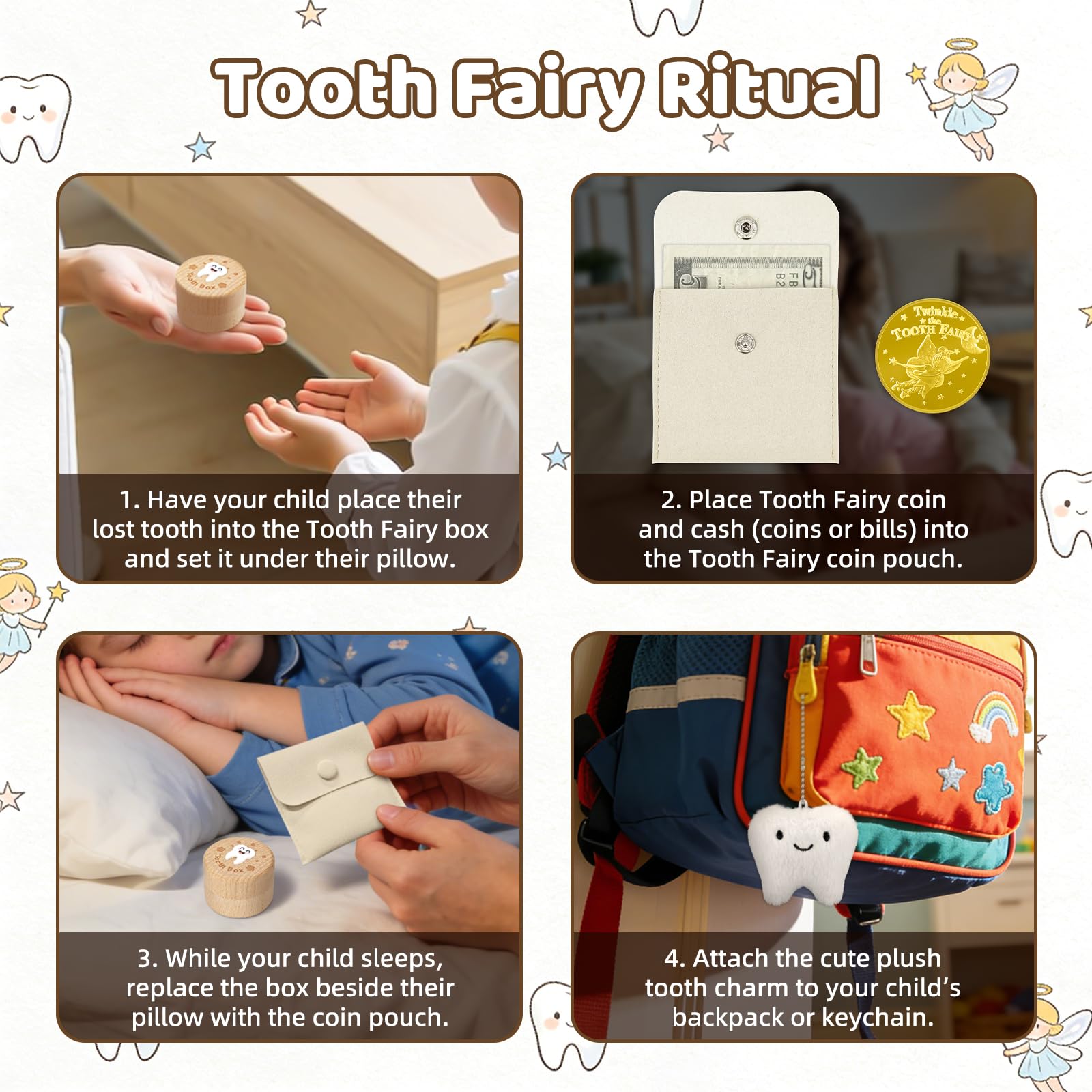 Oiiyee tooth fairy coin shines brightly, offering a special reward touch for your child.