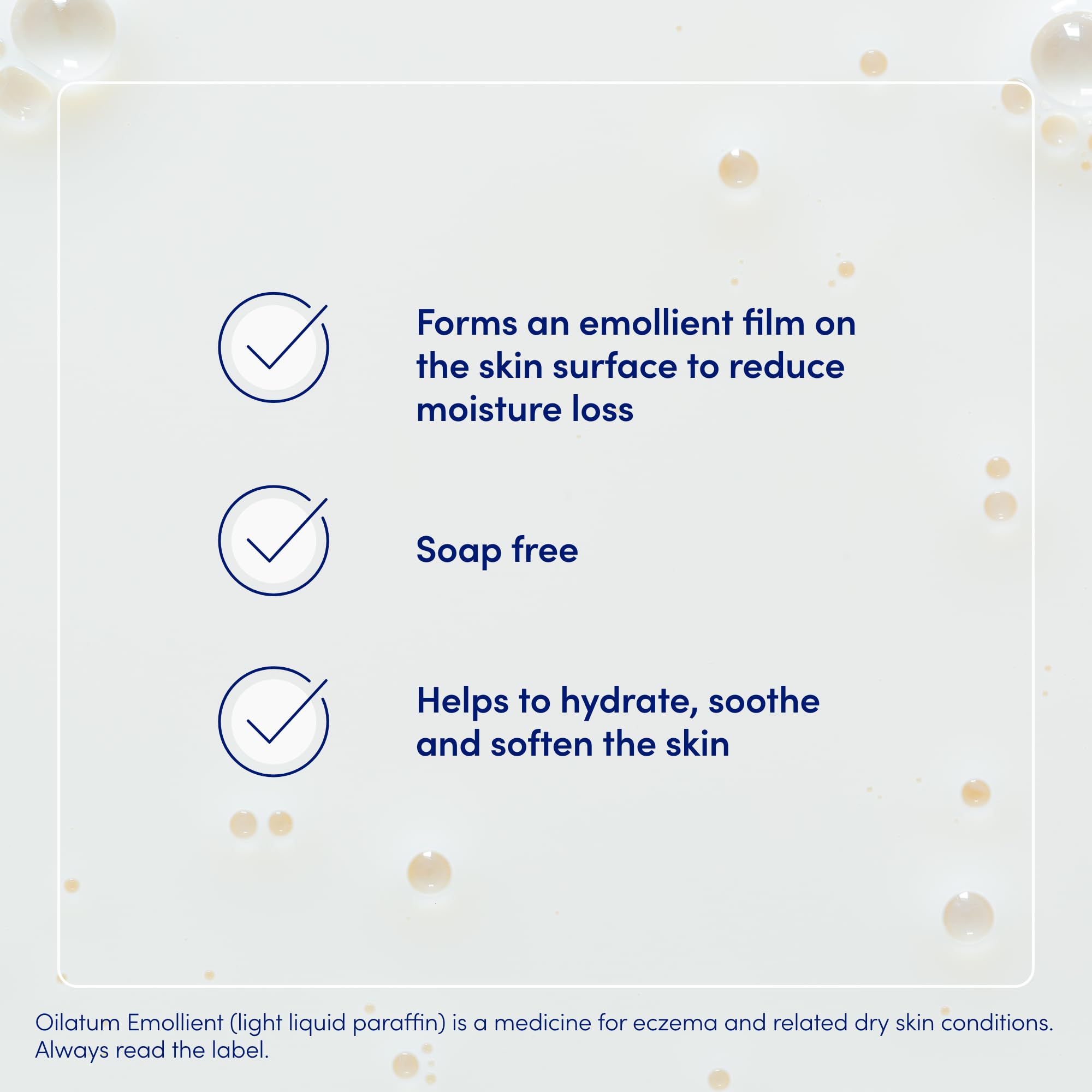 Oilatum Emollient 500ml ideal for bath-time dry skin care.