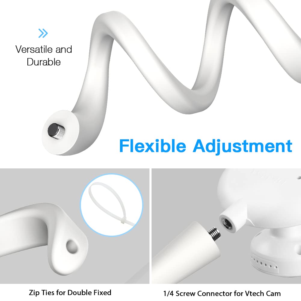 oioaahkeo stainless steel mount with silicone cover ensures safe, sturdy setup