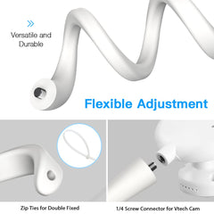 oioaahkeo stainless steel mount with silicone cover ensures safe, sturdy setup