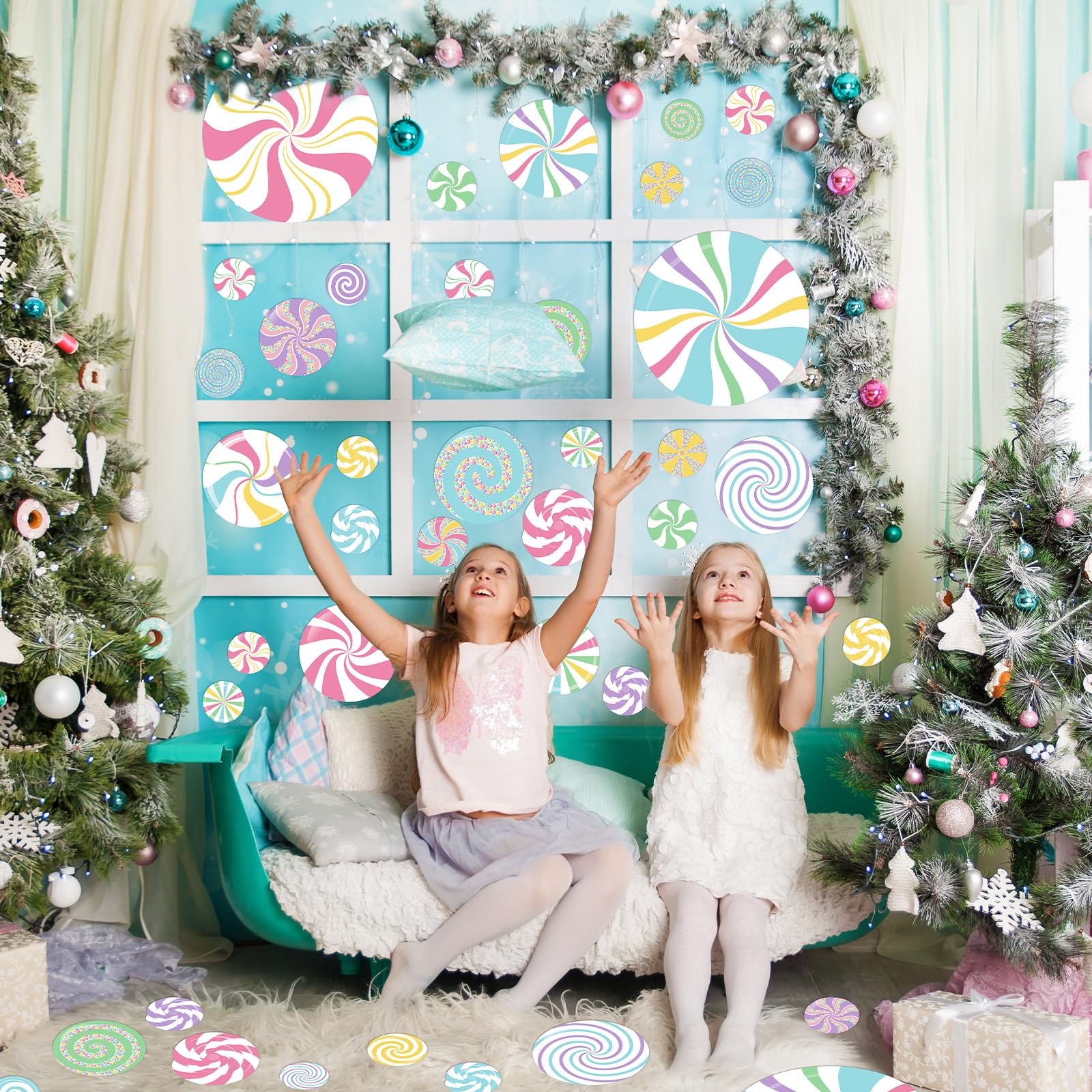 Oitnlaughter vibrant colors stay bright through the holiday season on walls.