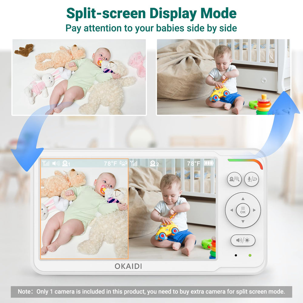 OKAIDI 2-way talk for talking to baby from another room