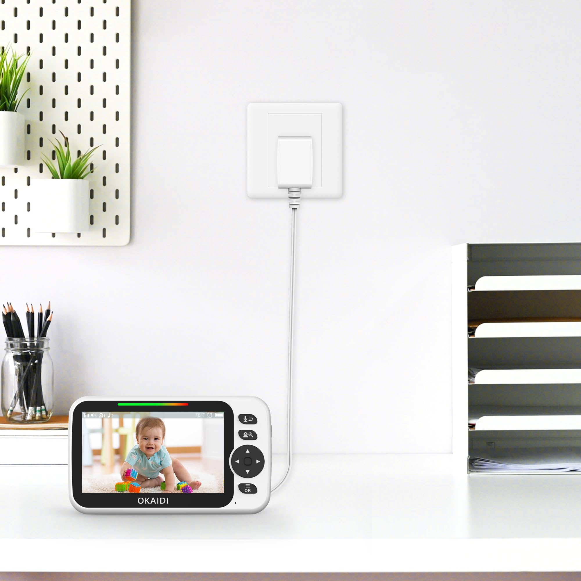 OKAIDI portable charger fits in travel bags for on-the-go power.