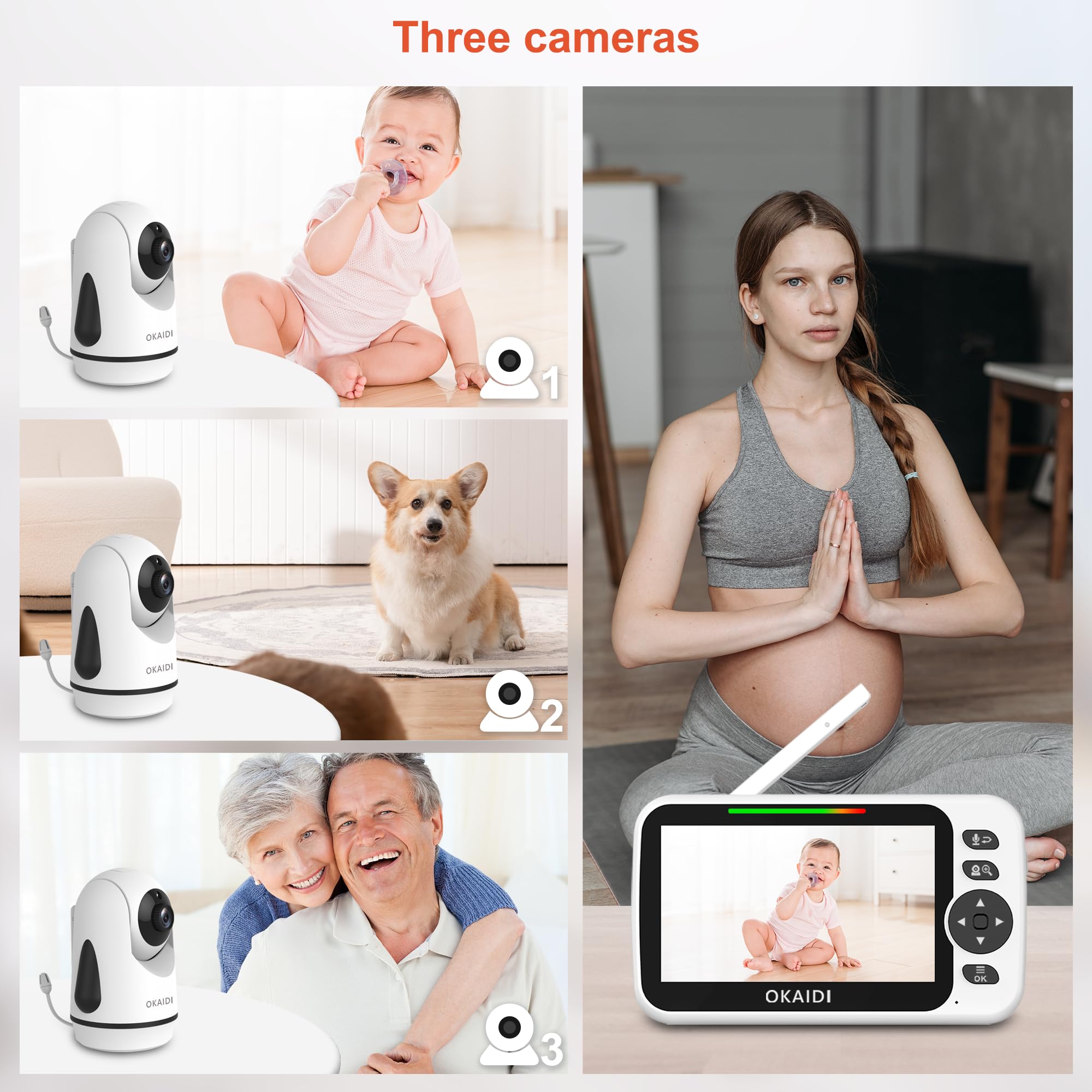 OKAIDI 2.4GHz secure connection preserves privacy without WiFi.