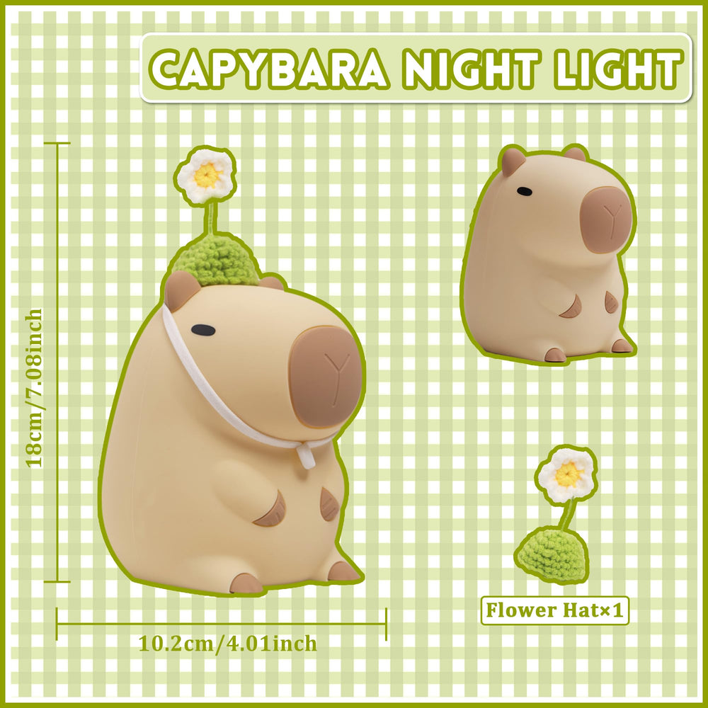 Okayera capybara night light gift-ready decor piece