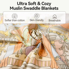 Okayinn swaddle blanket demonstrates breathable air circulation for comfortable naps.