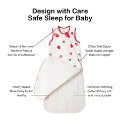 Okayinn BubblePanda 2-way zipper enables easy midnight diaper changes.