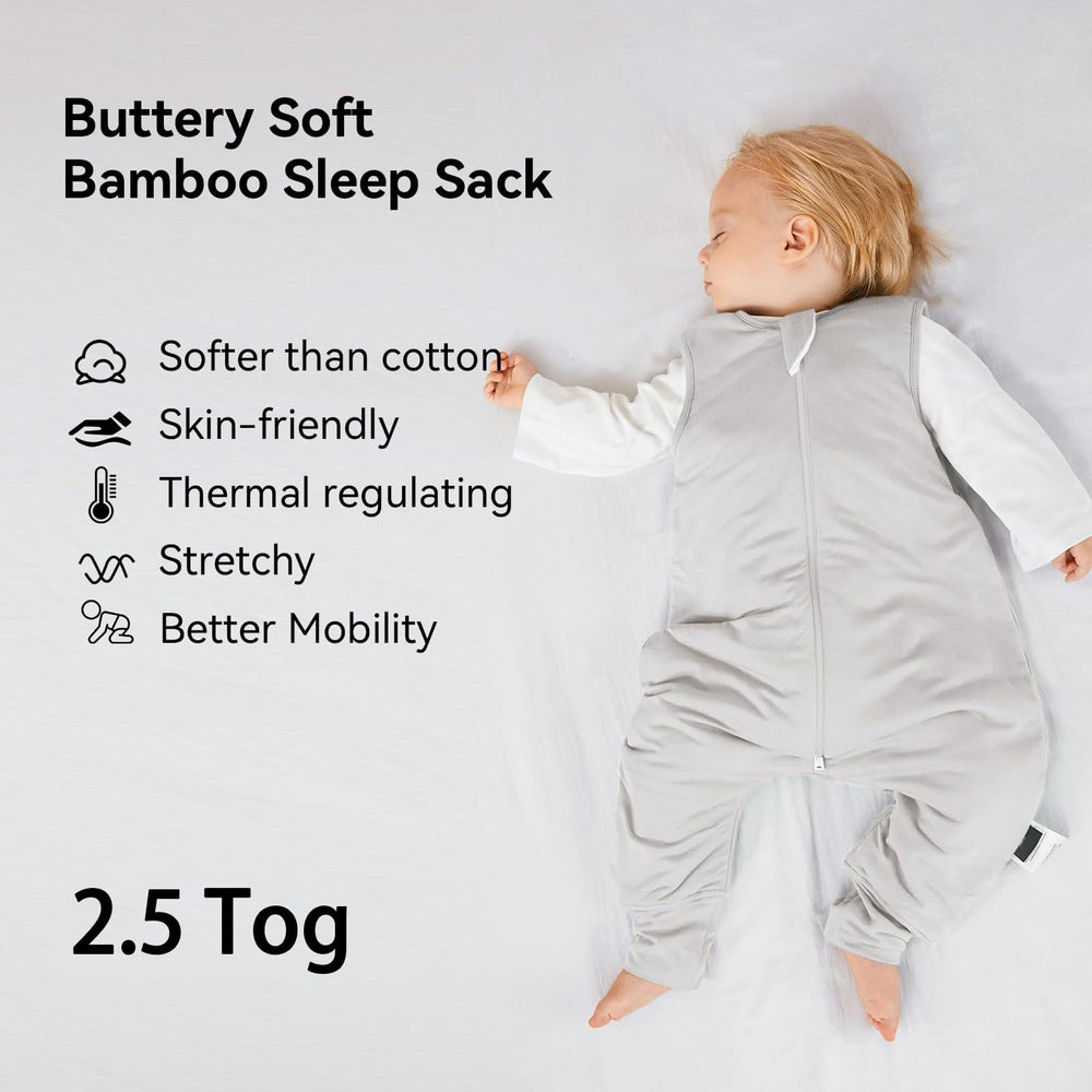 Okayinn BubblePanda 2-way zipper simplifies night-time changes for parents.
