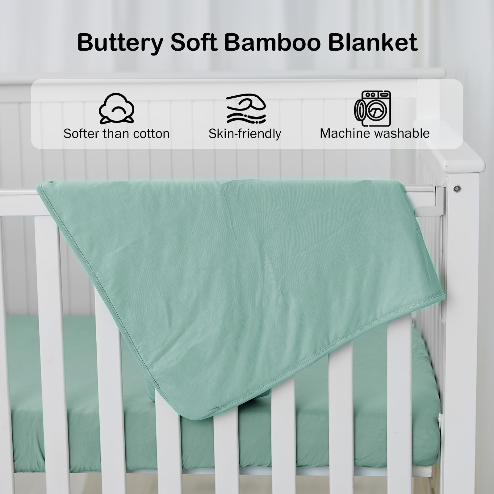 Okayinn BubblePanda blanket in nursery demonstrates versatile cozy use