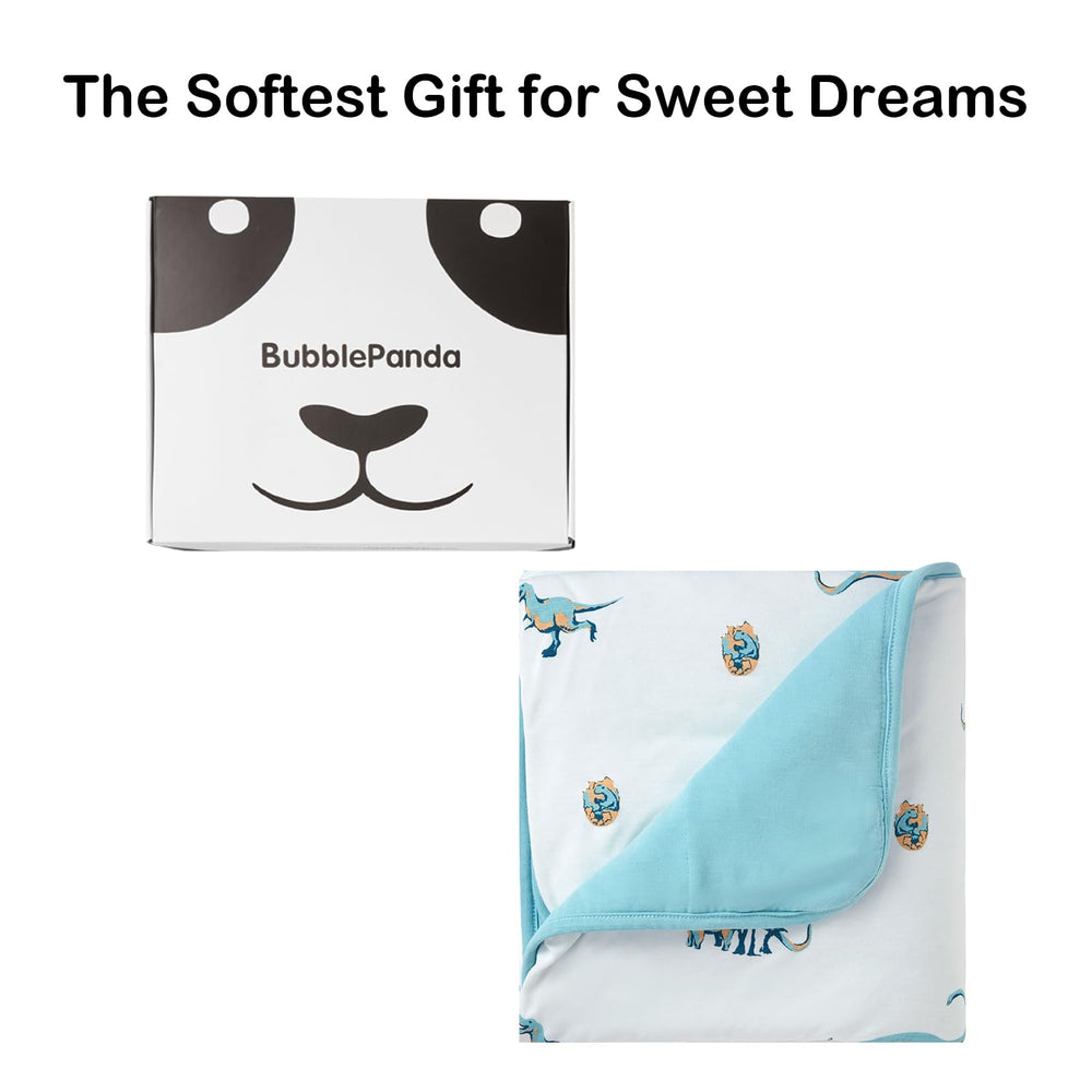 BubblePanda bamboo blanket with a unisex design suitable for any baby