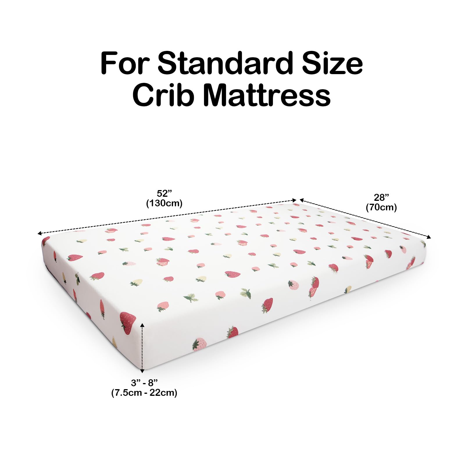 Unisex strawberry design makes BubblePanda suitable for any nursery.