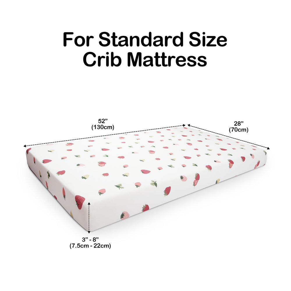 Unisex strawberry design makes BubblePanda suitable for any nursery.