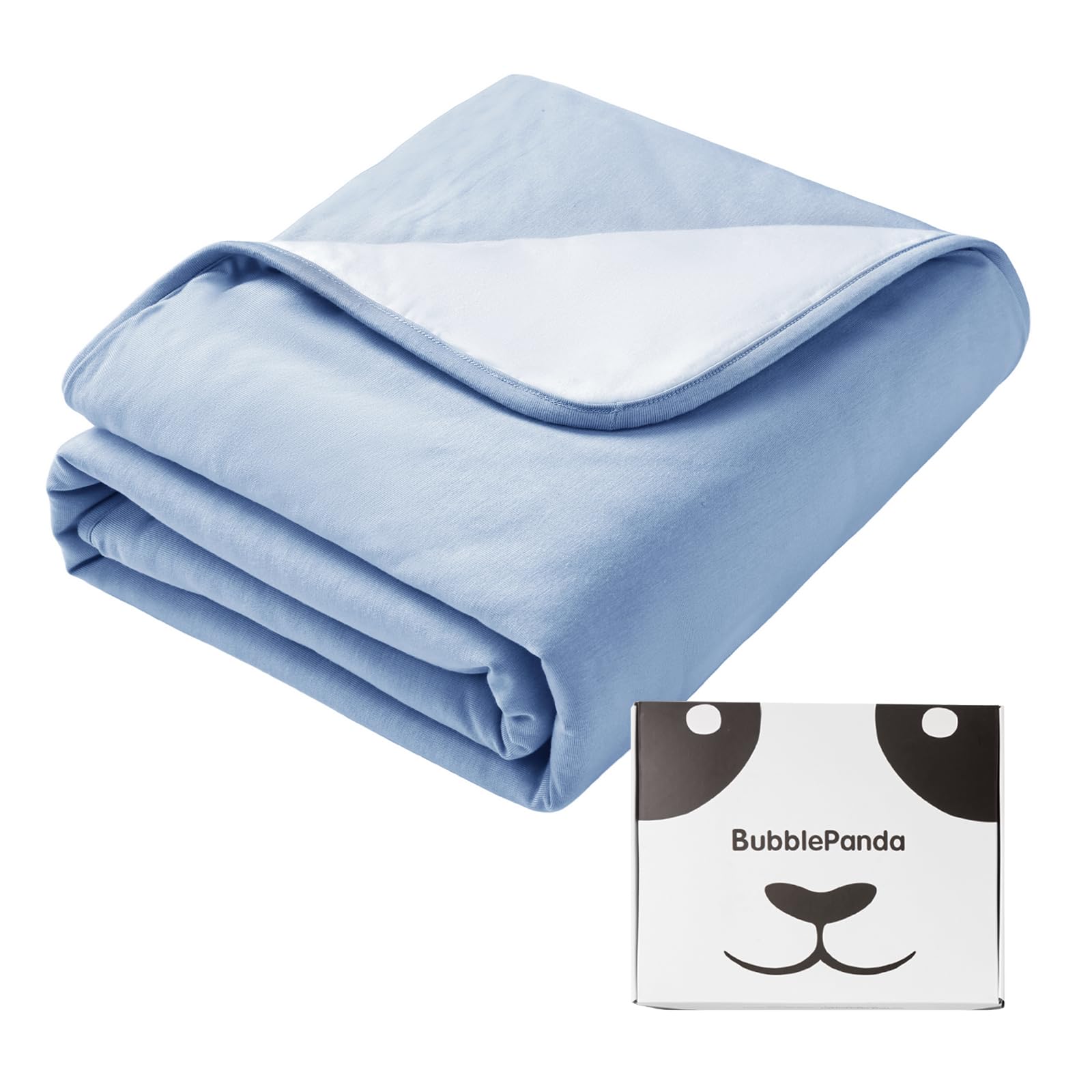 Okayinn BubblePanda soft blanket close-up shows buttery rayon for gentle skin.