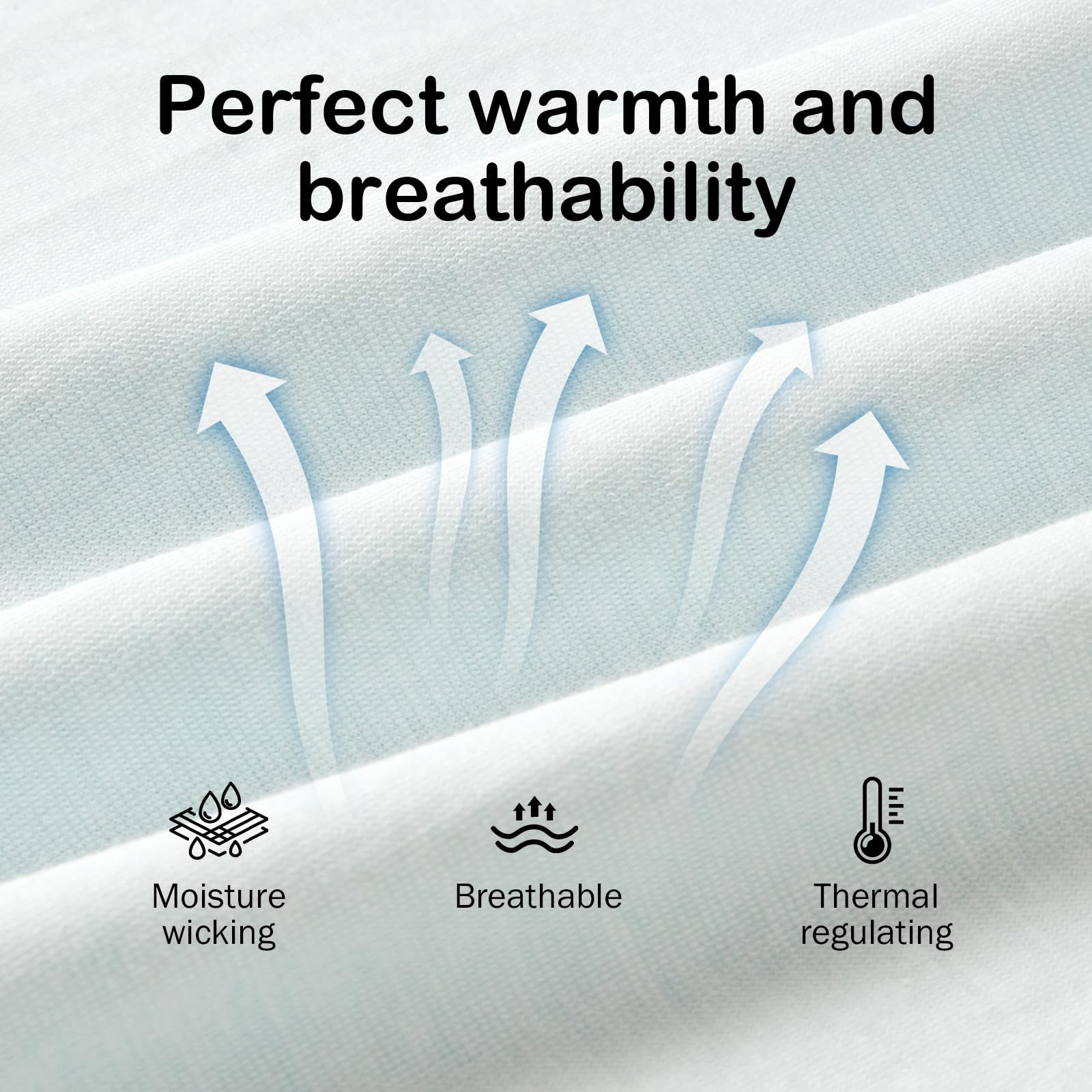 Okayinn BubblePanda breathable fabric maintains comfortable temperature during sleep.