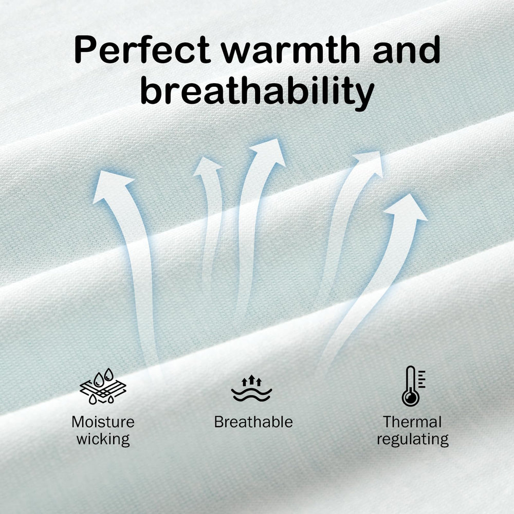 Okayinn BubblePanda breathable fabric maintains comfortable temperature during sleep.