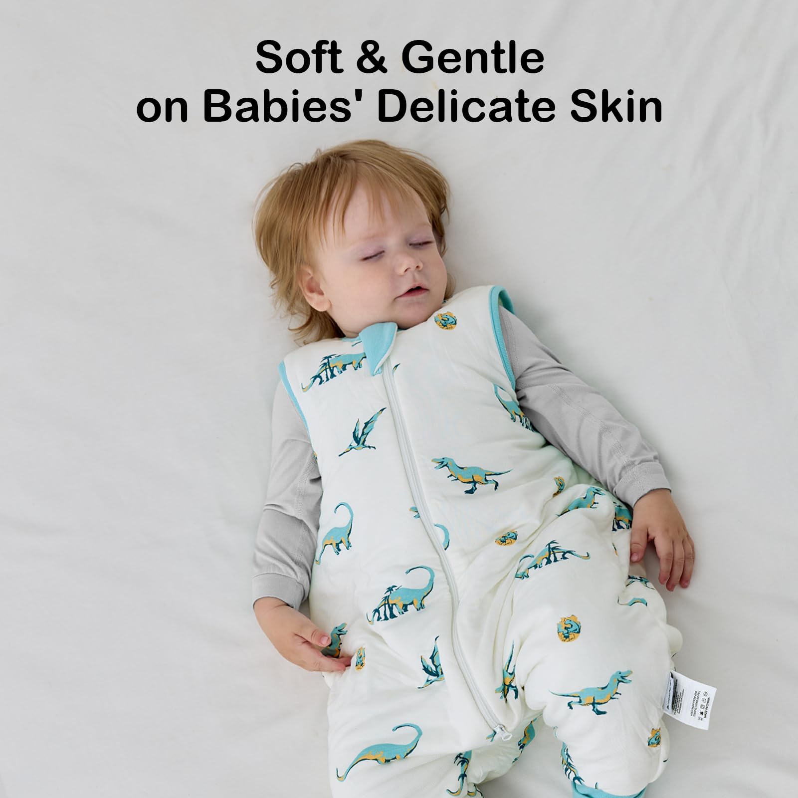 Okayinn BubblePanda deeper neckline detail for safer bedtime wear