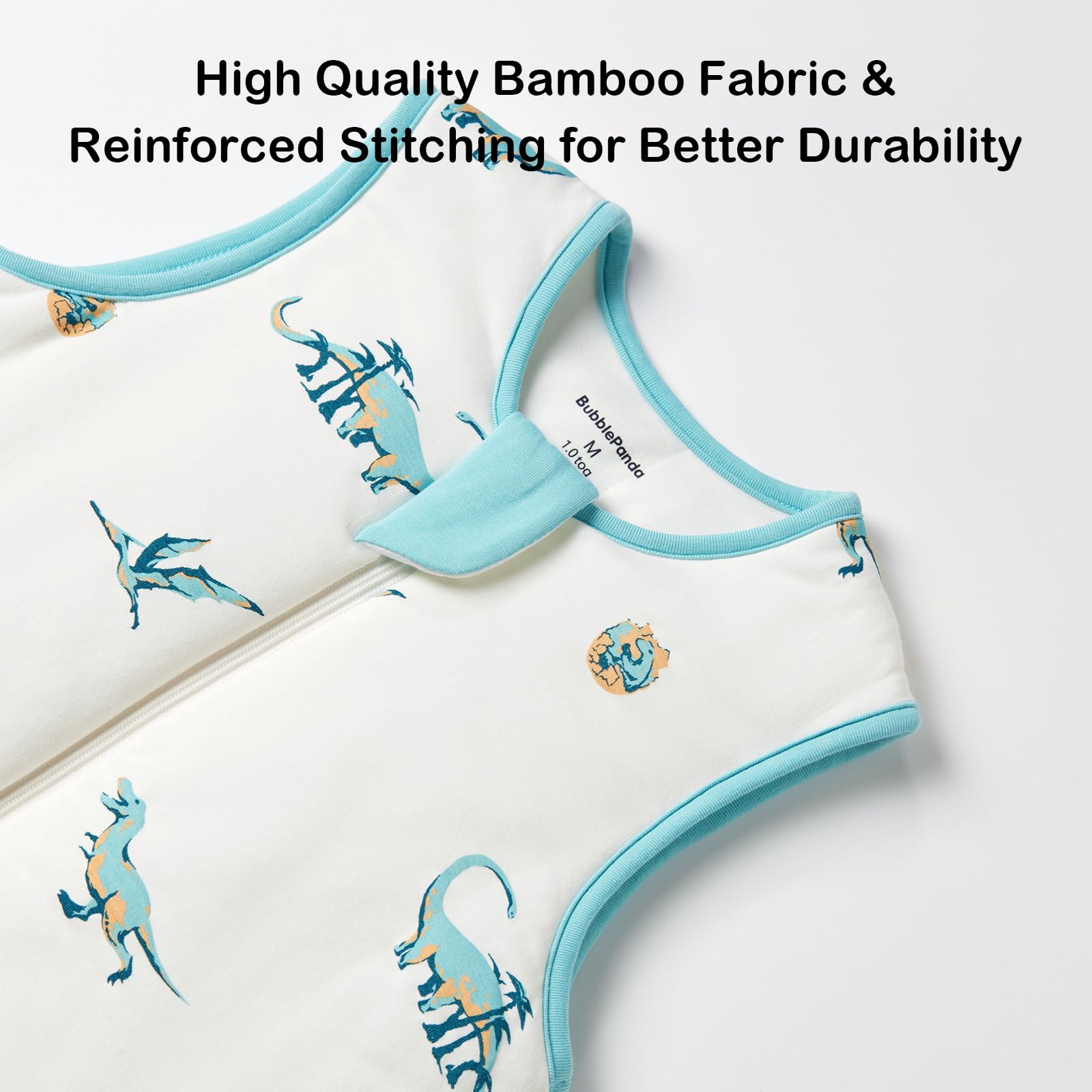 Okayinn BubblePanda machine-washable fabric with reinforced stitching for durability.