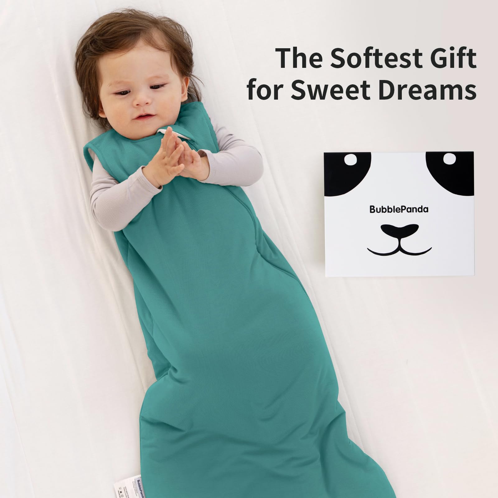 Okayinn BubblePanda sleep sack durable design grows with your baby.
