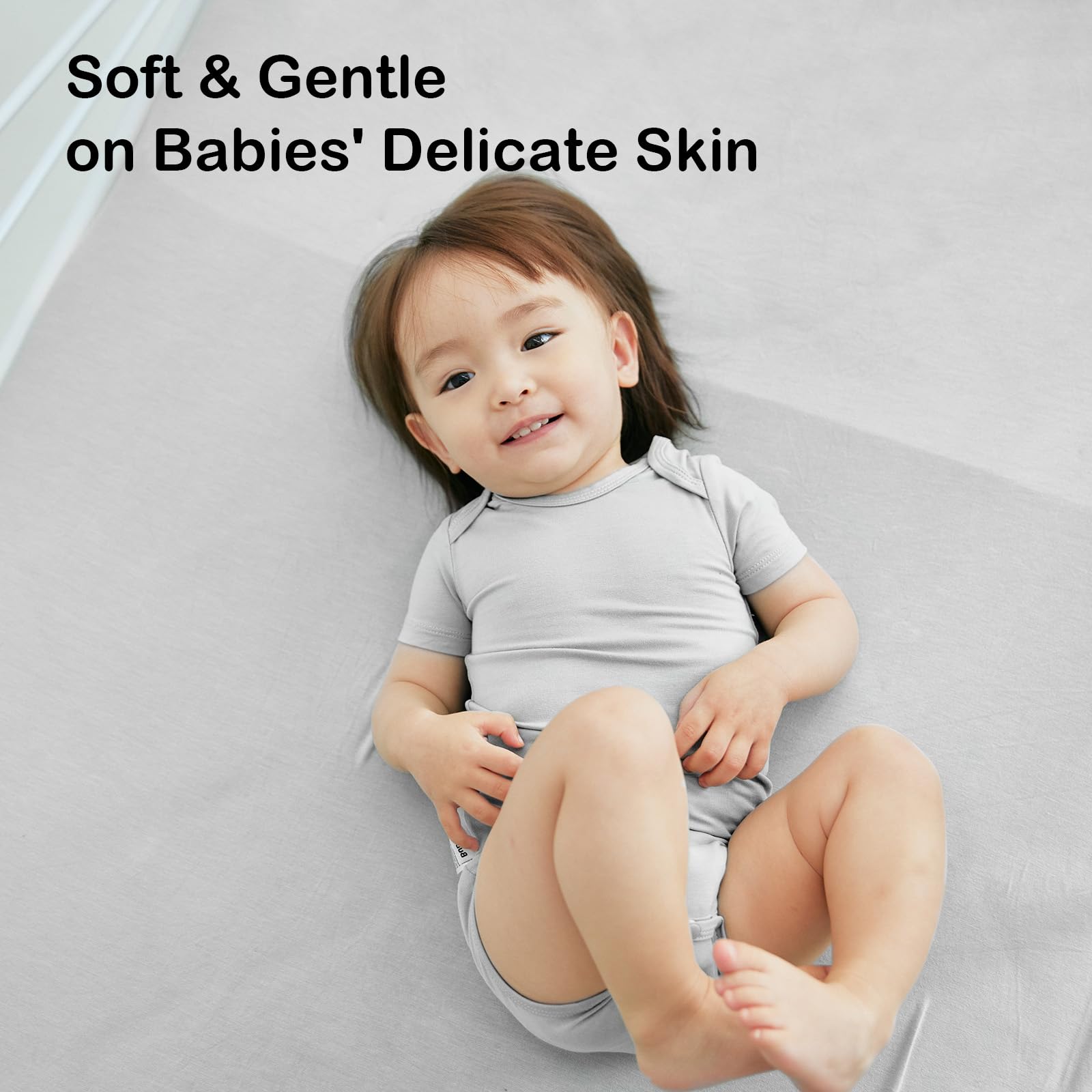 Okayinn BubblePanda moisture-wicking sheet helps keep baby comfortable through the night.