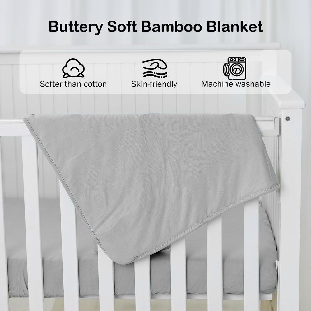 Okayinn BubblePanda nursery setting with blanket delivering cozy, inviting sleep environment.