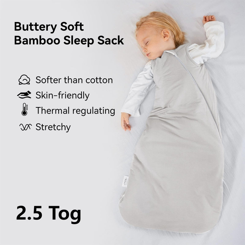 Okayinn BubblePanda sleep sack with 2-way zipper eases late-night diaper changes.