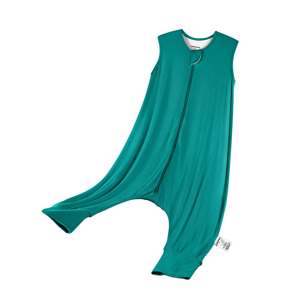 Okayinn BubblePanda sleep sack side view shows ultra-soft Modal fabric and roomy fit.