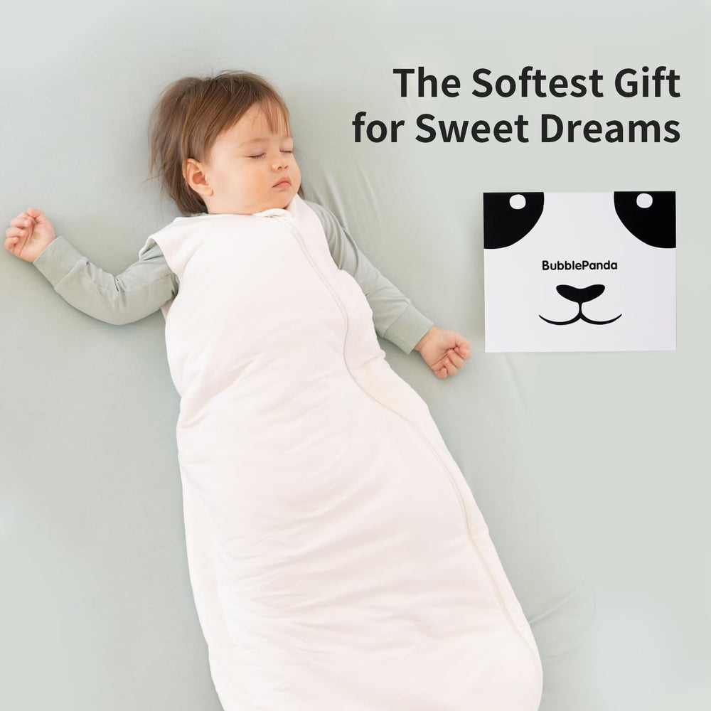 Okayinn BubblePanda sleep sack washable closeup communicates durable, easy care