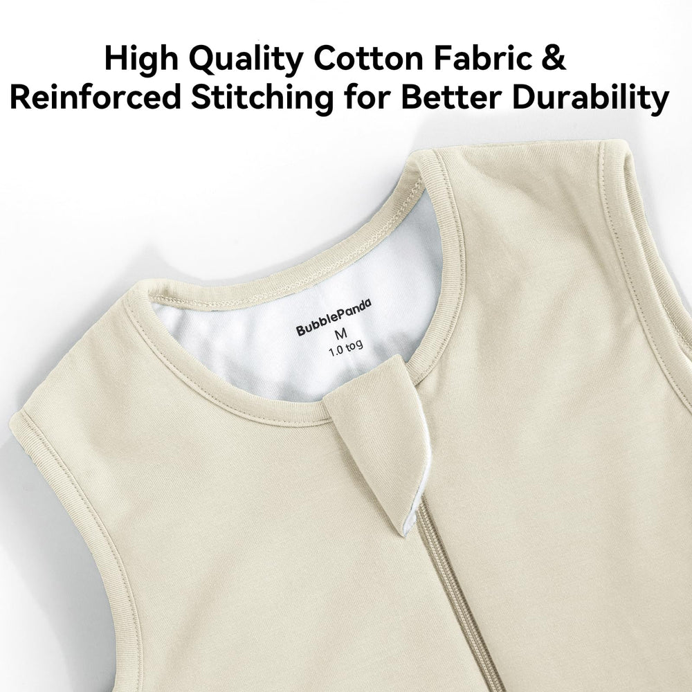 Okayinn BubblePanda sleep sack with roomy leg space supports frog-leg sleep