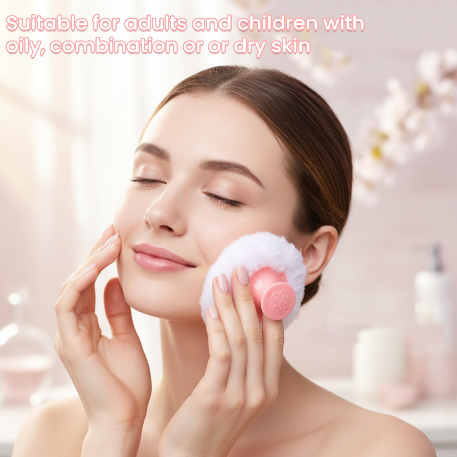OKDEALS UTENE pink puff case closeup shows durable materials.